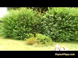 outdoor orgy with voyeur papy